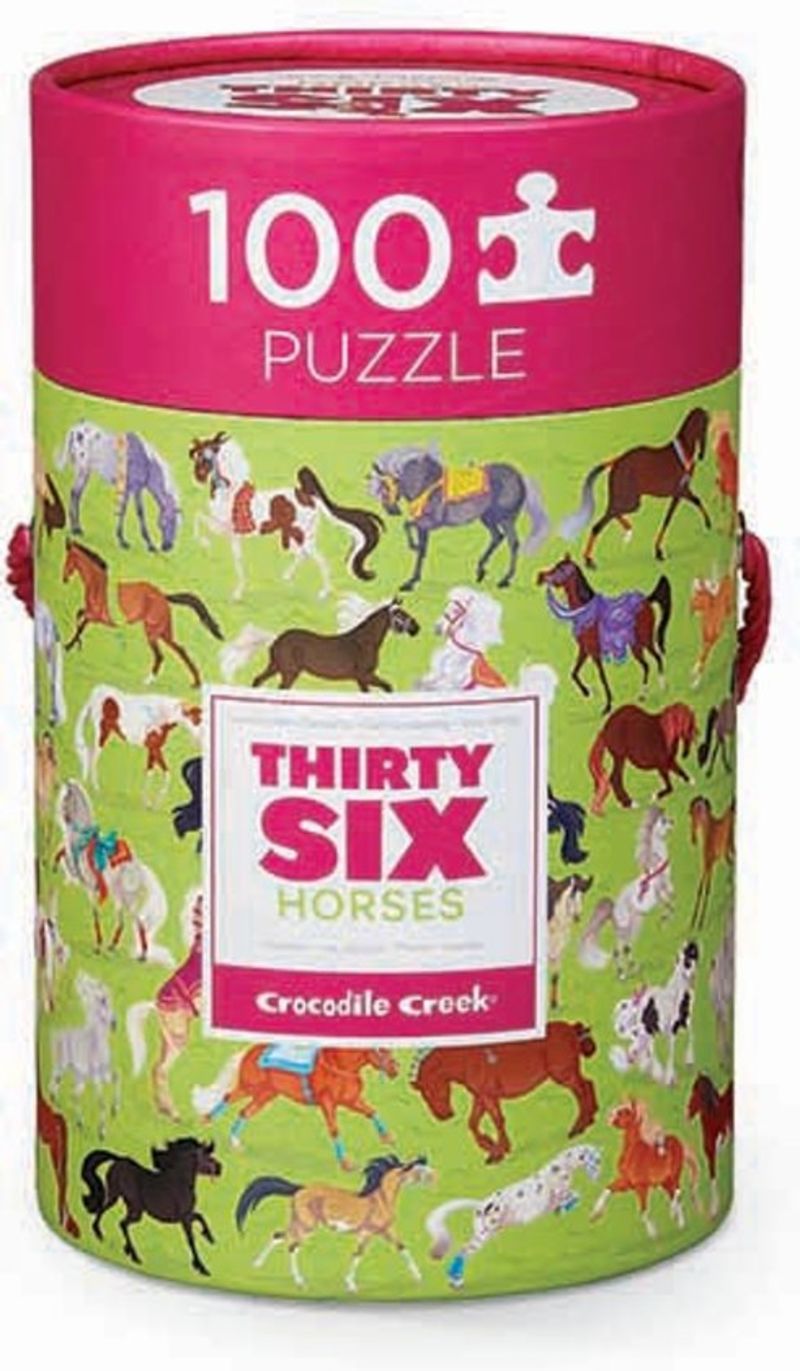 puzzle 100pc 36 horses r: 3840551