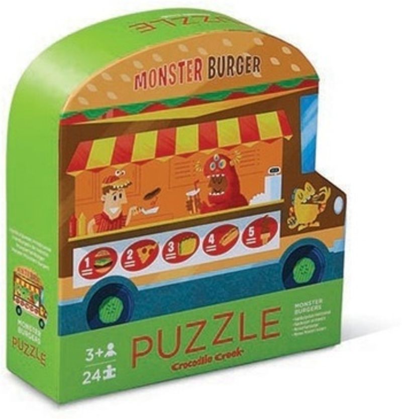 puzzle sided vehicle 24pc 2-sided vehicle food truck