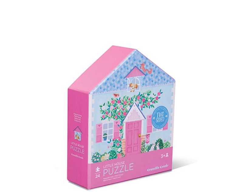 puzzle 24pc 2-sided house / little house r: 3841503 - 