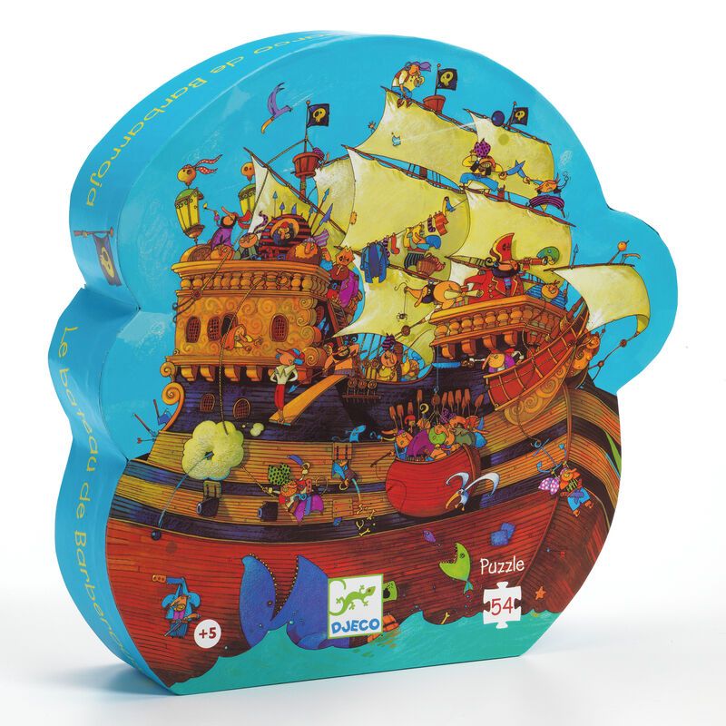puzzle silueta el barco pirata r: 37241