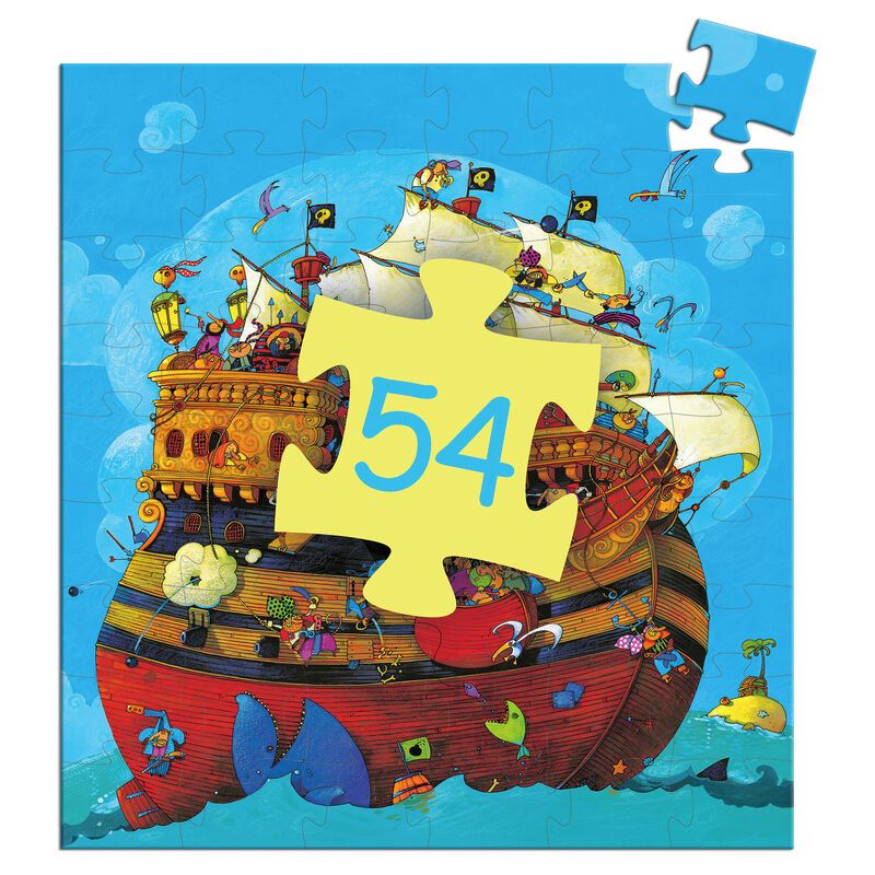 puzzle silueta el barco pirata r: 37241