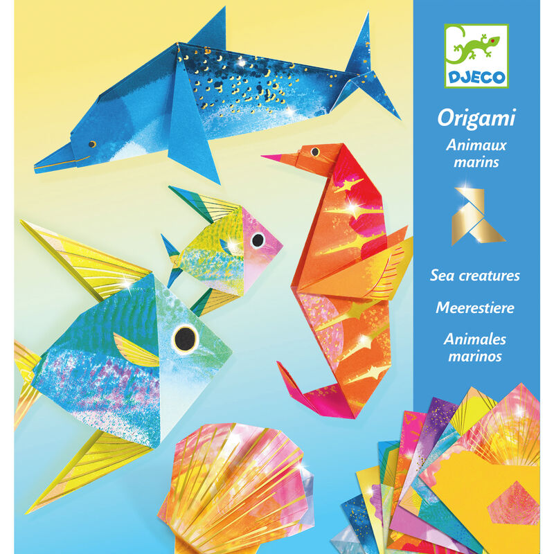 papiroflexia origami animales marinos - 