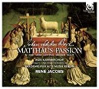 BACH: MATTHAUS PASSION (2 CD+DVD) * RENE JACOBS
