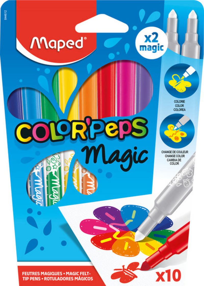 c / 10 rotuladores magicos color peps r: 844612