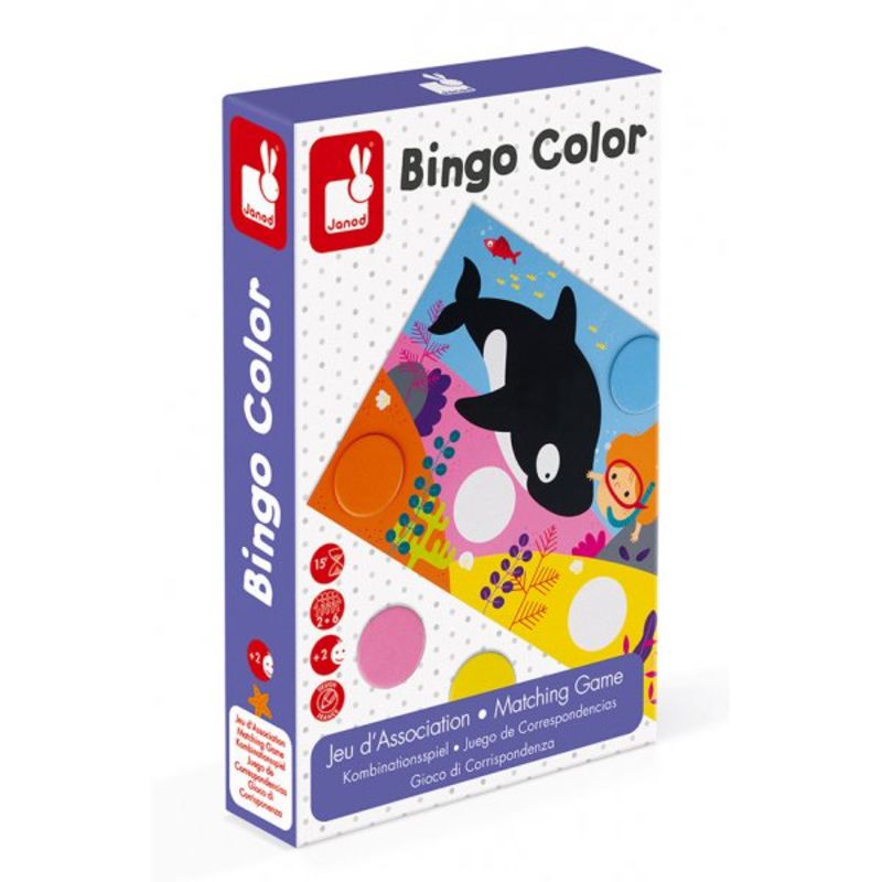 juego de correspondencias bingo color