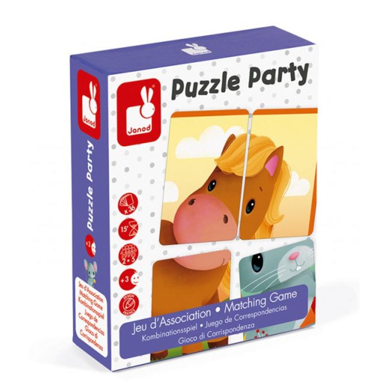 juego de correspondencias puzzle party
