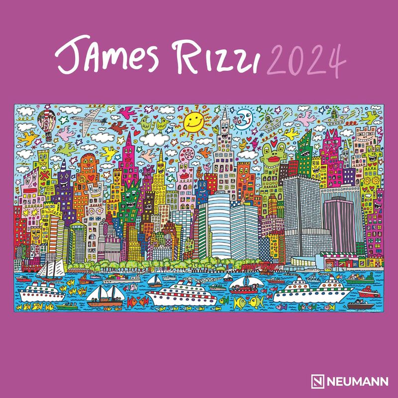 CALENDARIO 2024 - JAMES RIZZI (30X30) (508650)