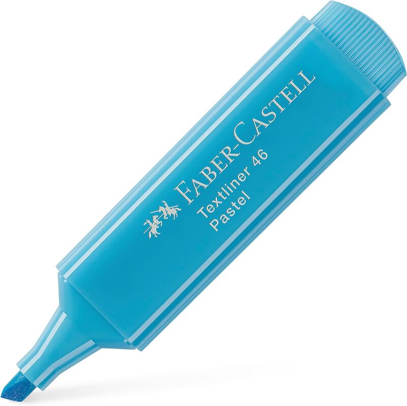 c / 10 marcador textliner 46 azul palido pastel r: 154657 - 