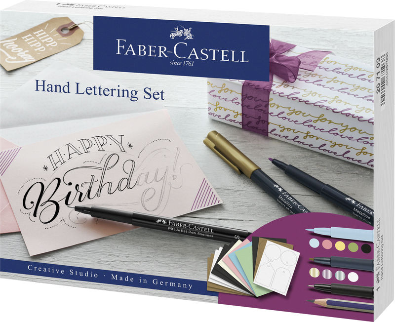 set hand lettering y accesorios