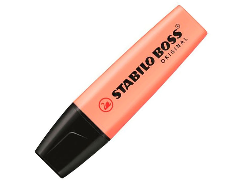 c / 10 marcador stabilo boss pastel pale orange - 