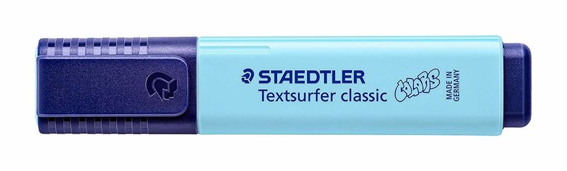 c / 10 marcador fluor. textsurfer 364 pastel azul cielo