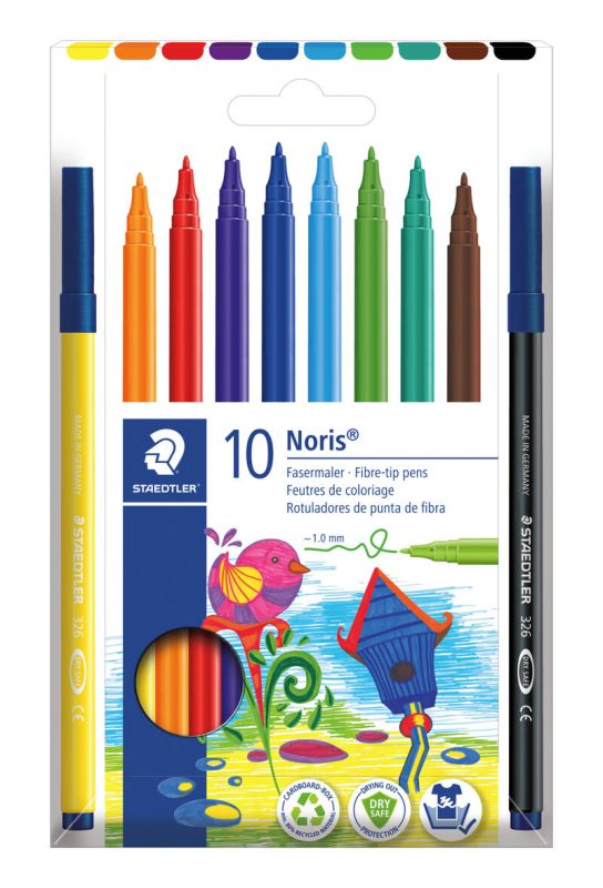 c / 10 rotuladores color noris 326