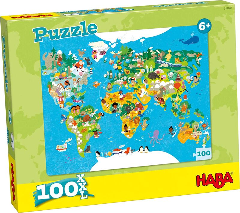 puzzle mapamundi