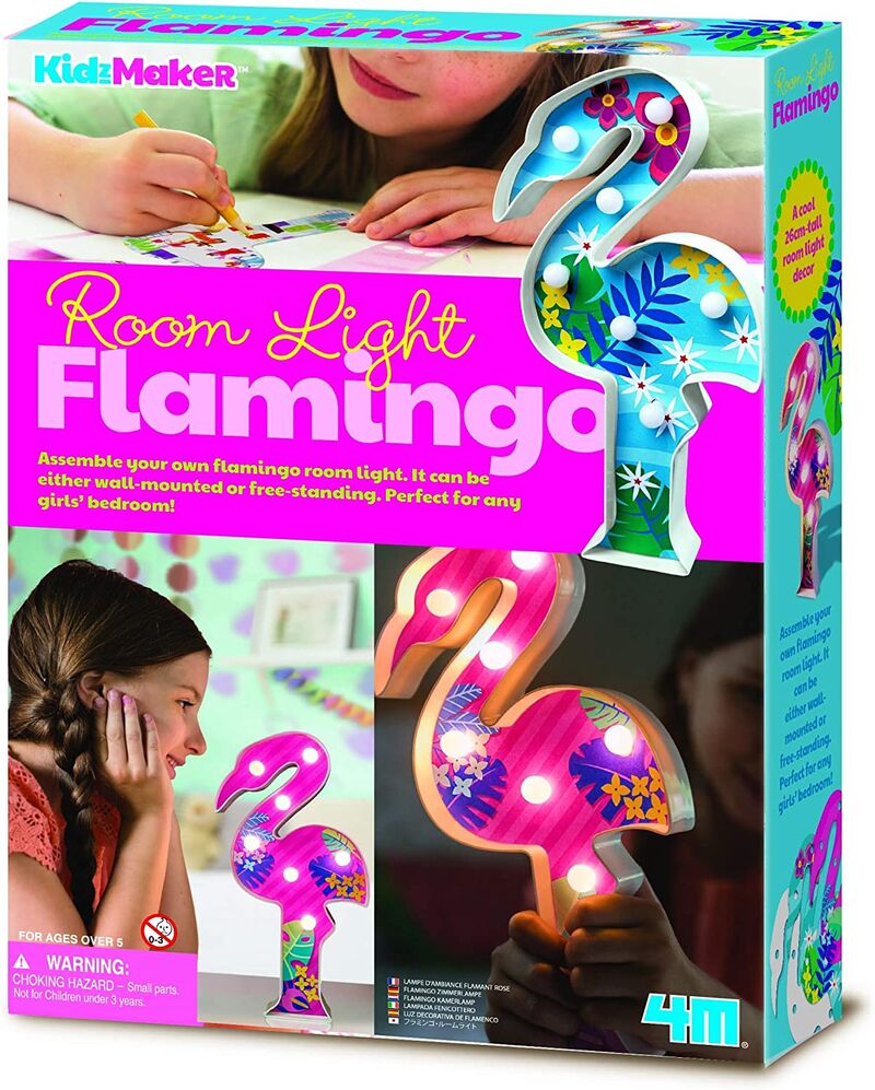 set creativo luz de mesa flamingo - 