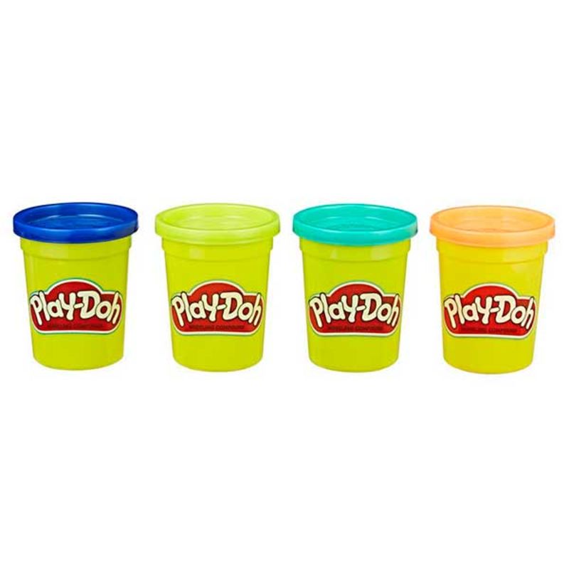 play doh * pack 4 botes surtido - 
