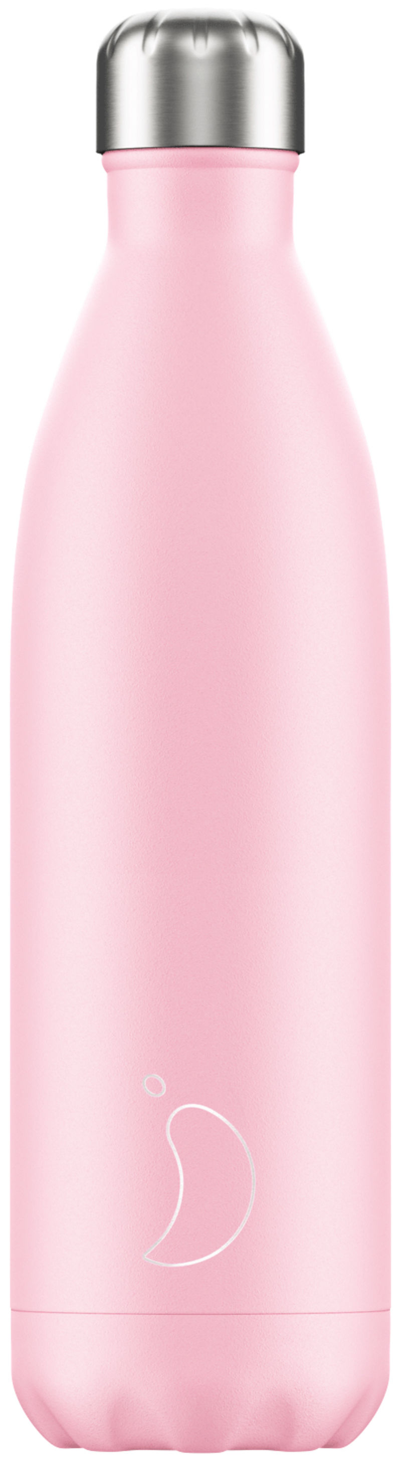 botella inox rosa pastel 750ml