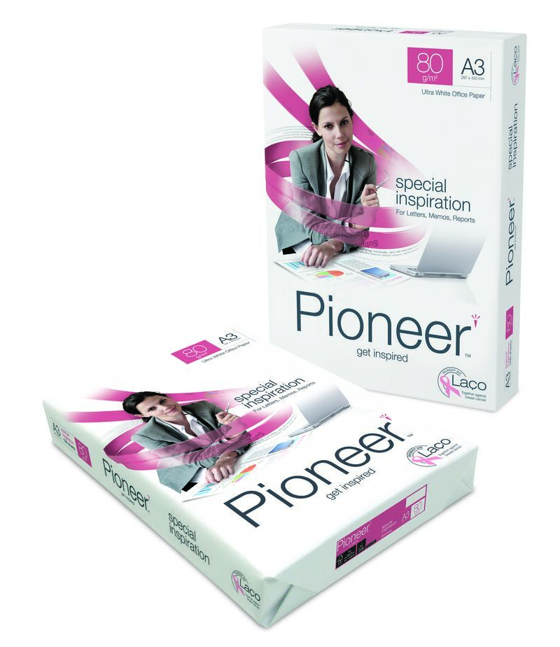 C / 5 PAQUETE 500H PAPEL A3 80GR PIONEER