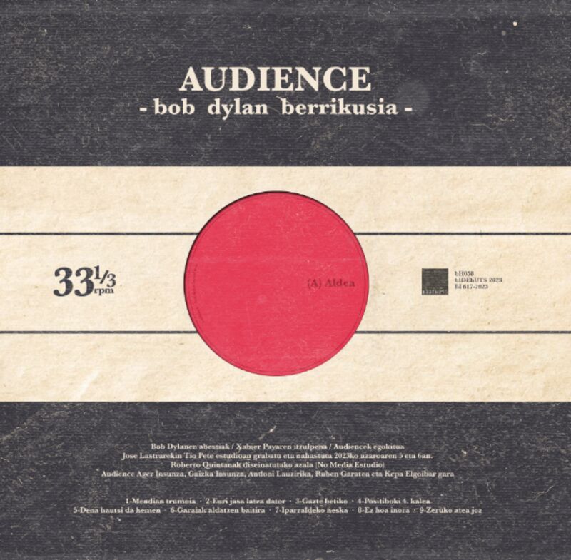 (lp+cd) bob dylan berrikusia - Audience