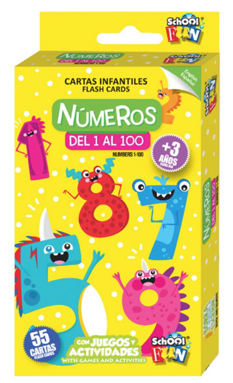NUMEROS DEL 1 AL 100 - CARTAS INFANTILES