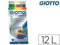 c / 12 lapices colores giotto stilnovo acquarell r: 255700 - 