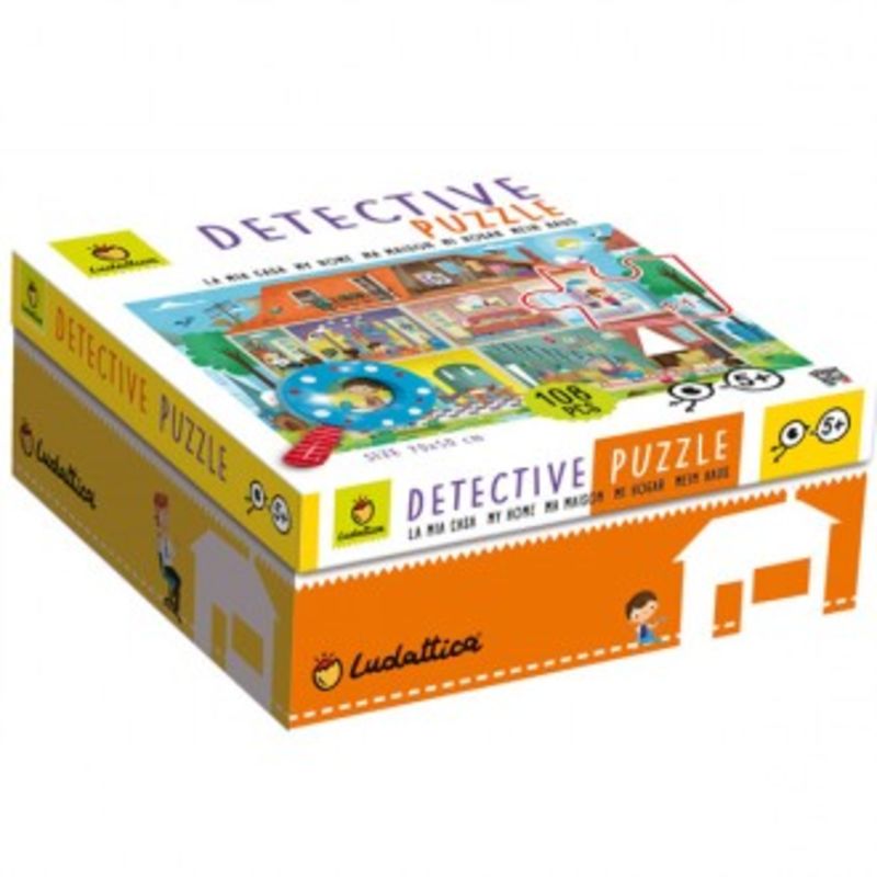 puzzle baby detective 108 piezas my home - 