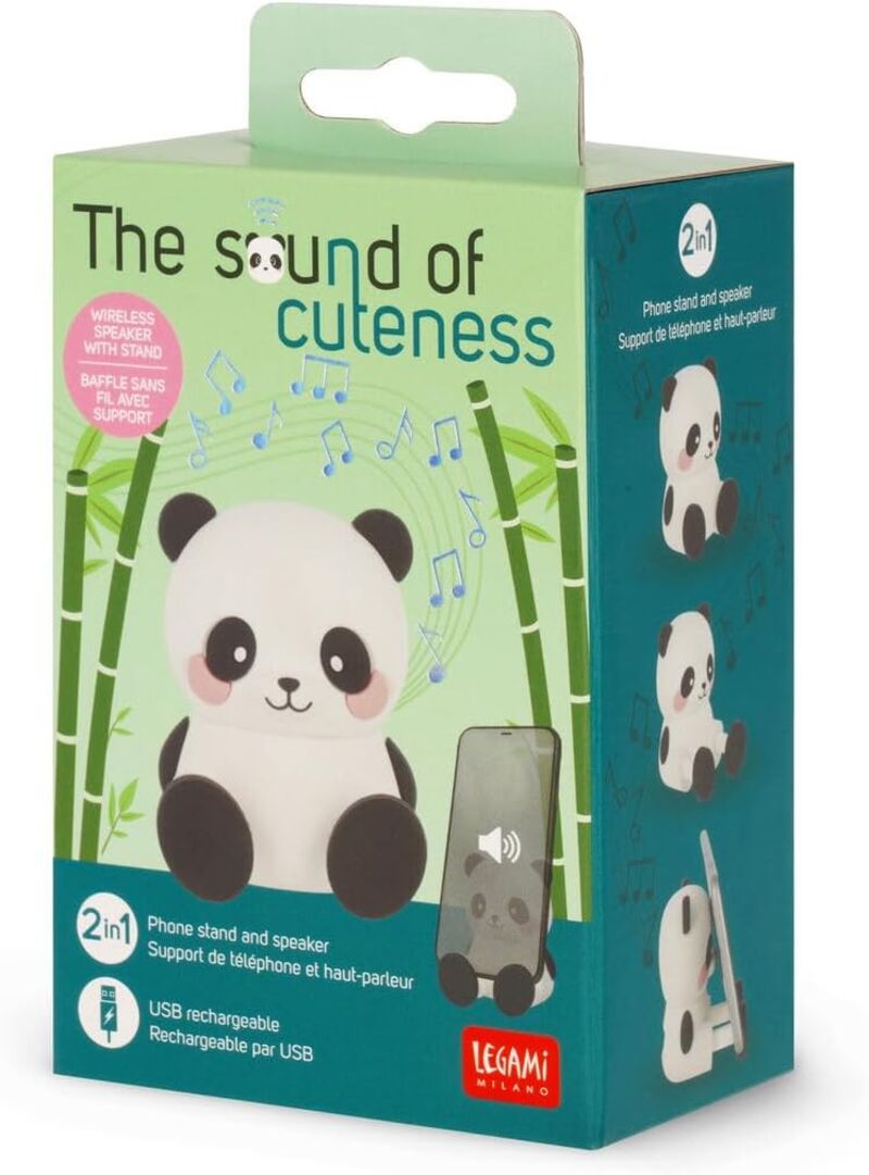 WIRELESS SPEAKER WITH STAND - THE SOUND OF CUTENESS - PANDA