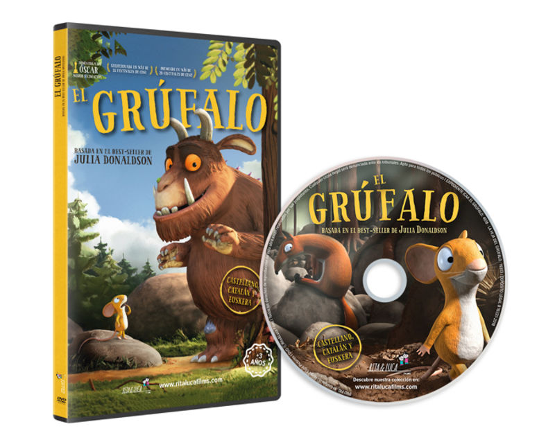 (dvd) grufalo (pista en euskera+catalan ) (+3 años) - Aa. Vv.