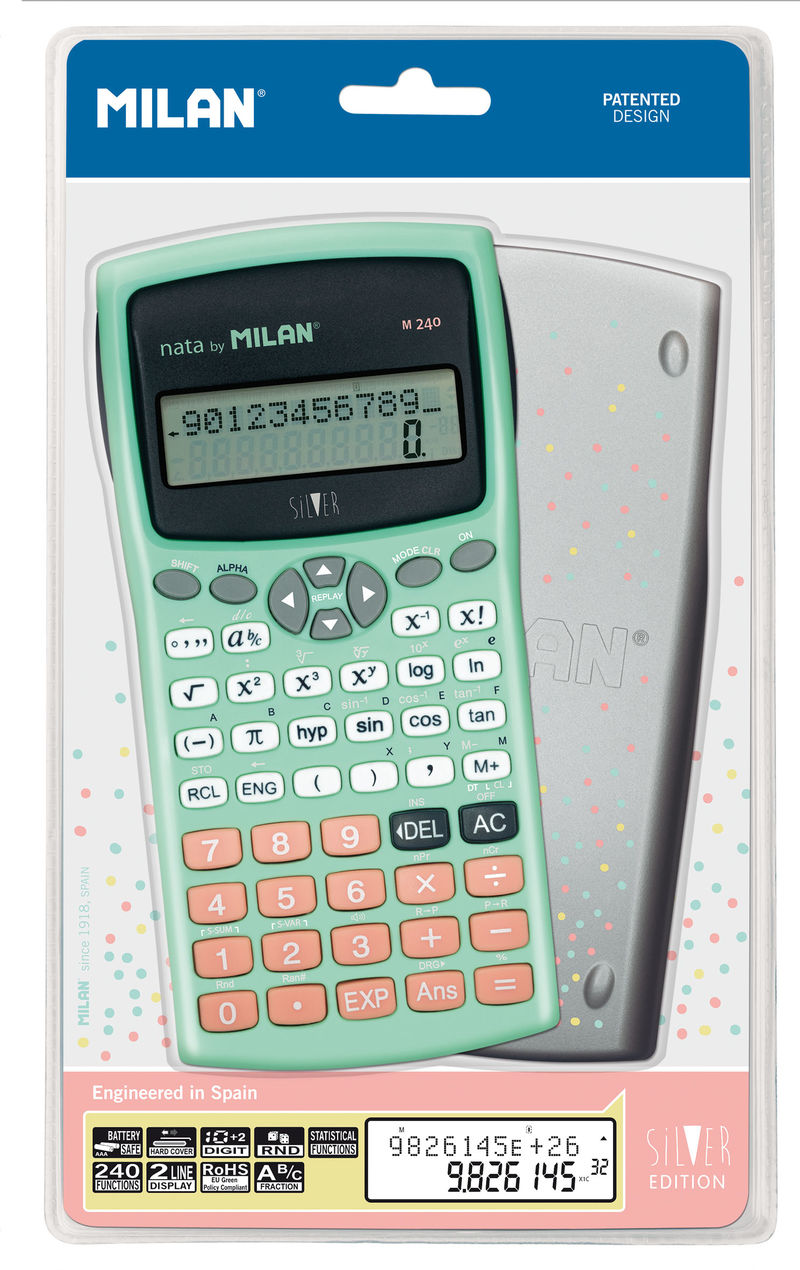 calculadora milan cientifica m240 silver