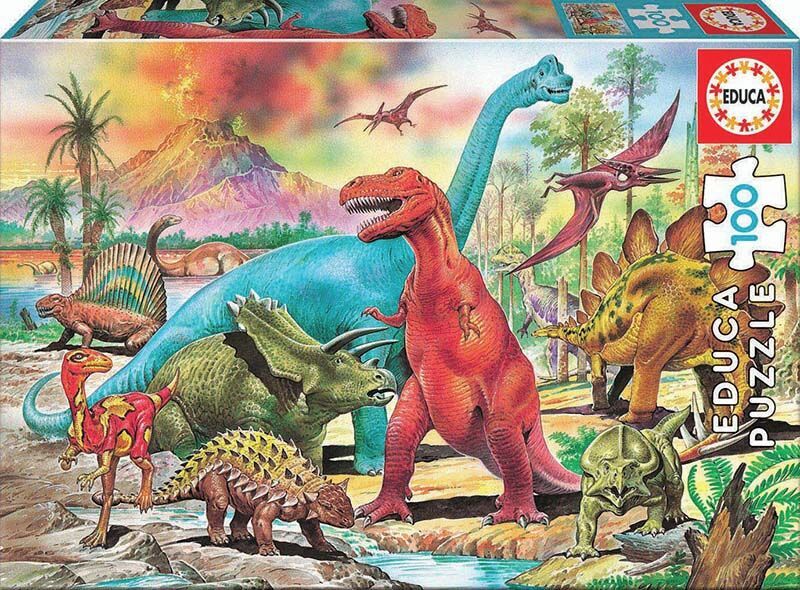 puzzle junior 100 * dinosaurios - 