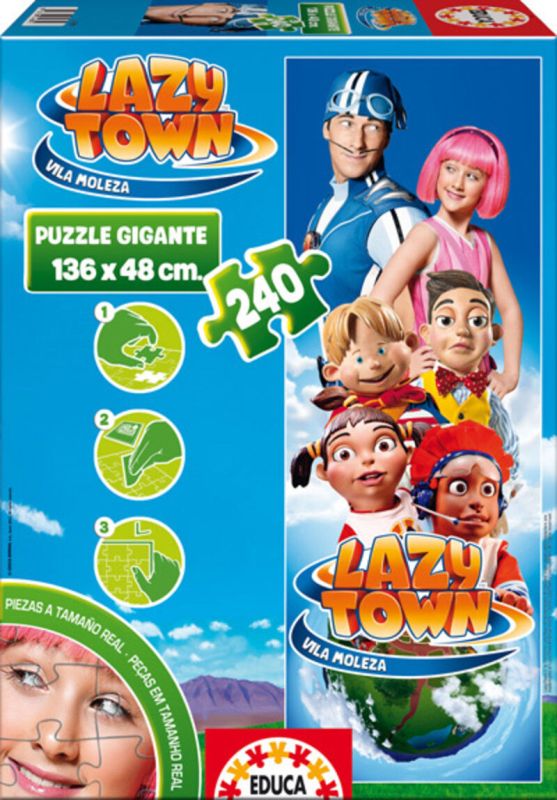 puzzle gigante 240 * lazy town r: 14889 - 