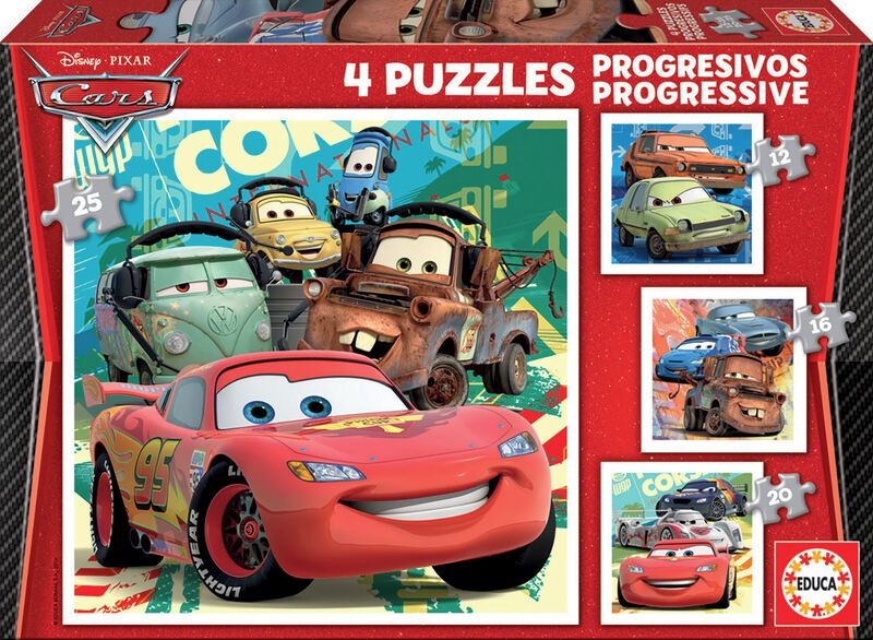 puzzles progresivos * cars 12-16-20-25