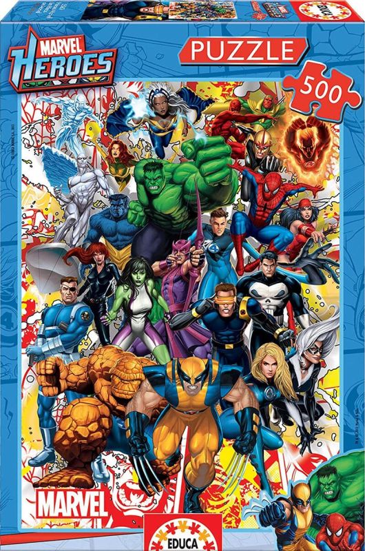 puzzle 500 * heroes marvel r: 15560