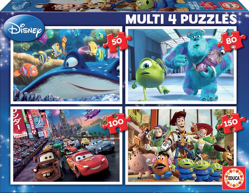 multi 4 puzzles * pixar 50-80-100-150