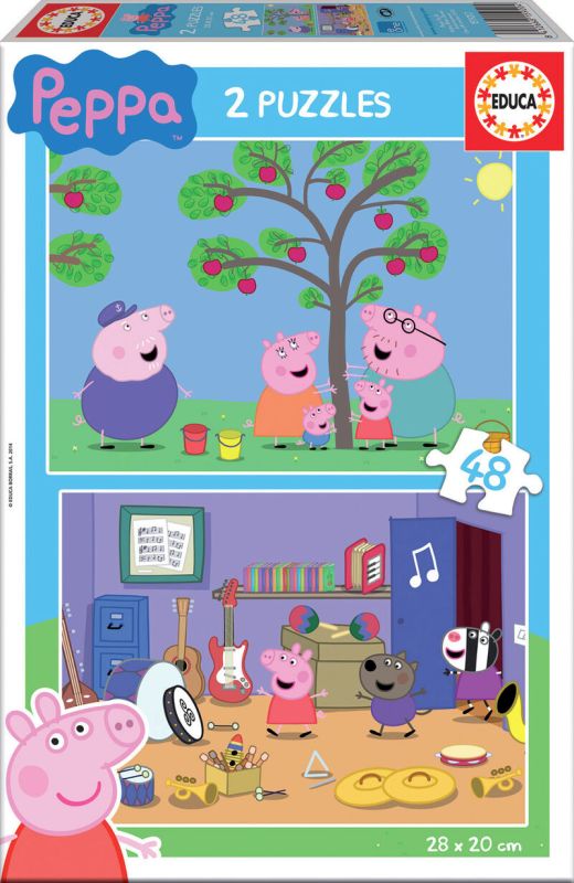 puzzle 2x48 * peppa pig
