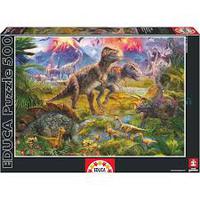 puzzle 500 * encuentro de dinosaurios - 