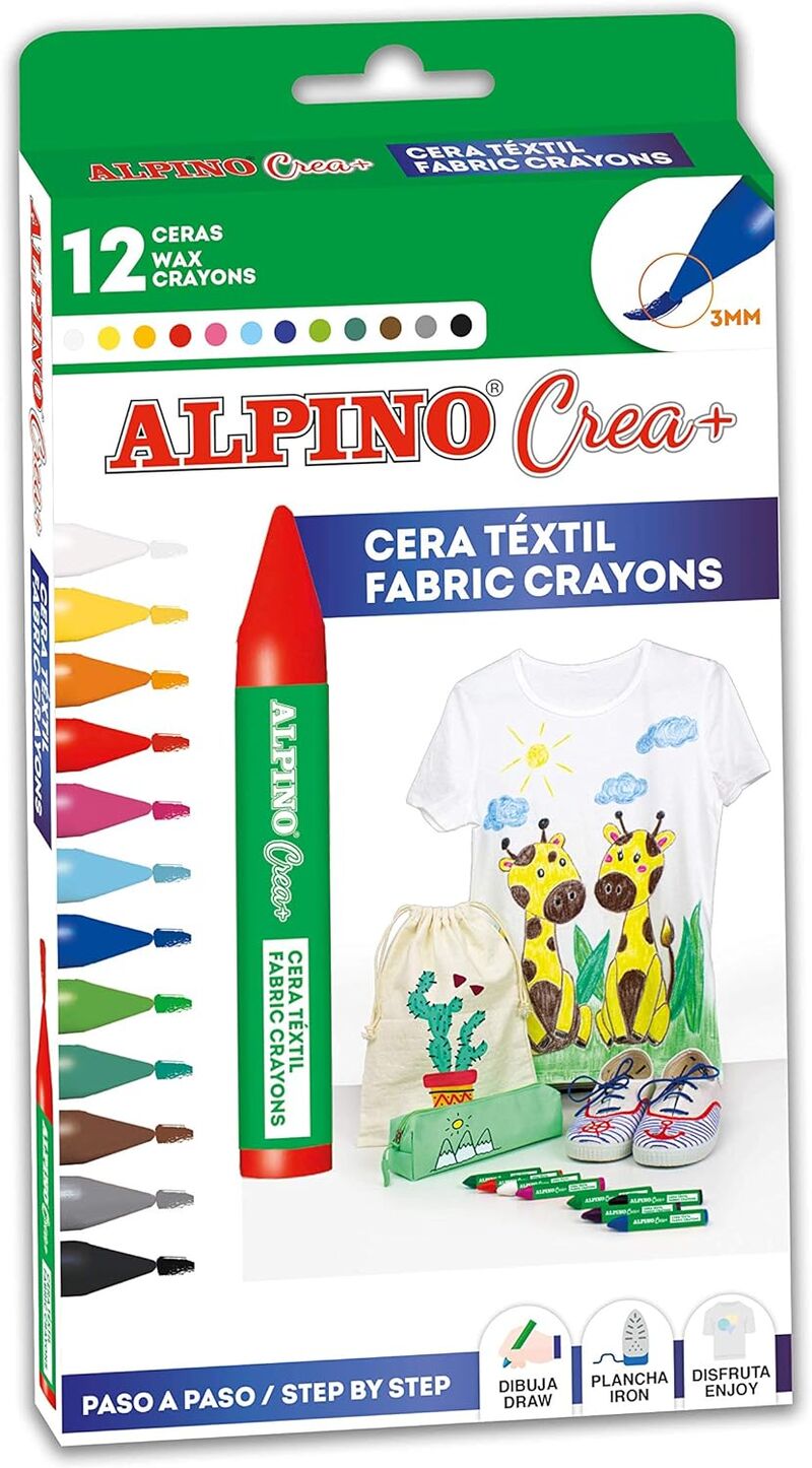 c / 12 ceras alpino crea textile wax r: px000001 - 