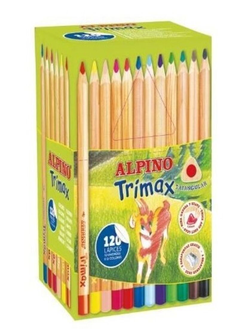 lapices alpino trimax economy pack 120uds - 