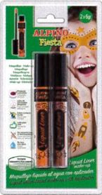 blis / 2 tubos maquillaje liquid liner naranja / marron 6grs r: dl010205