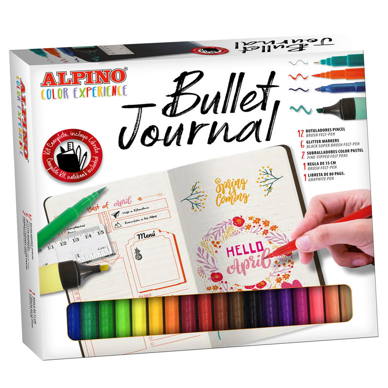 SET ALPINO COLOR EXPERIENCE BULLET JOURNAL KIT