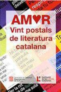 AMOR - VINT POSTALS DE LITERATURA CATALANA