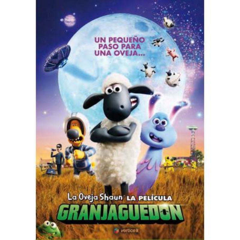 la oveja shaun, la pelicula - granjaguedon (dvd) - 