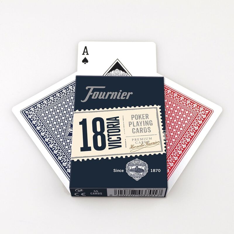 baraja poker ingles n.18 55 cartas cartulina r: 21642