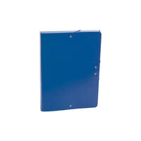 caja proyctos 3cm gofrada azul