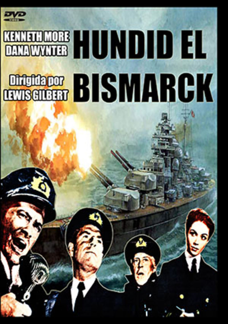 hundid el bismarck (dvd) * kenneth moore - Lewis Gilbert