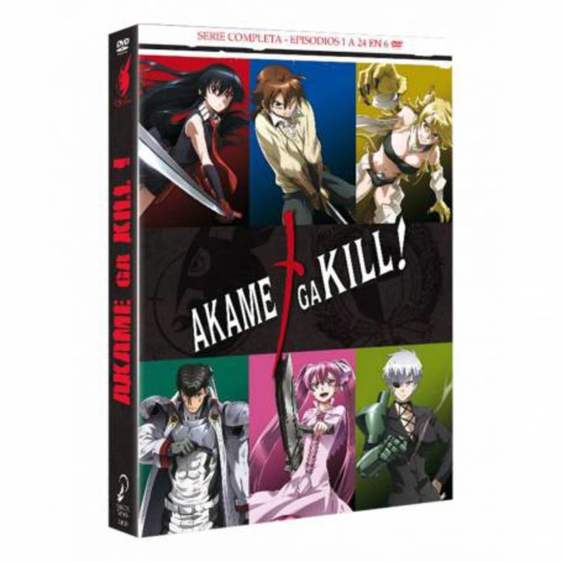 akame ga kill, serie completa (dvd)