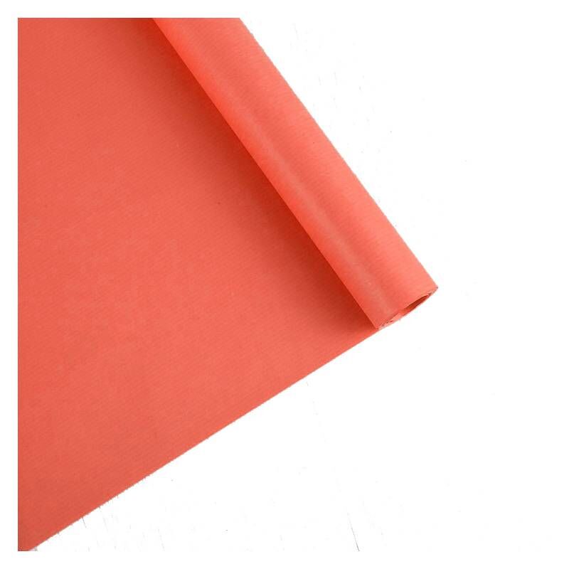 papel kraft naranja fuerte verjurado 65g 1x3m