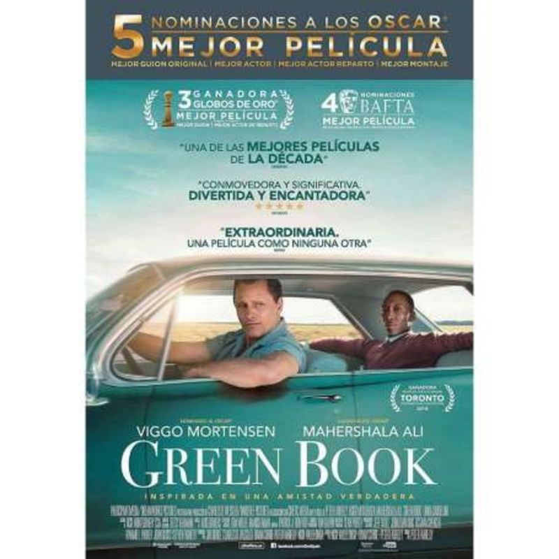 GREEN BOOK (DVD) * VIGGO MOERTENSEN, MAHERSHALA ALI