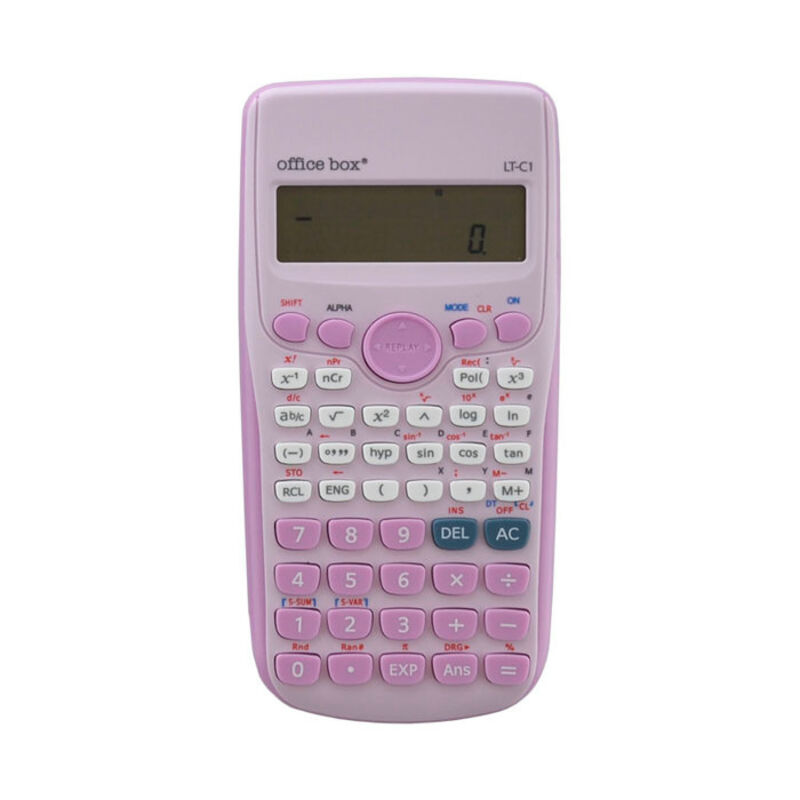 calculadora cientifica office box rosa