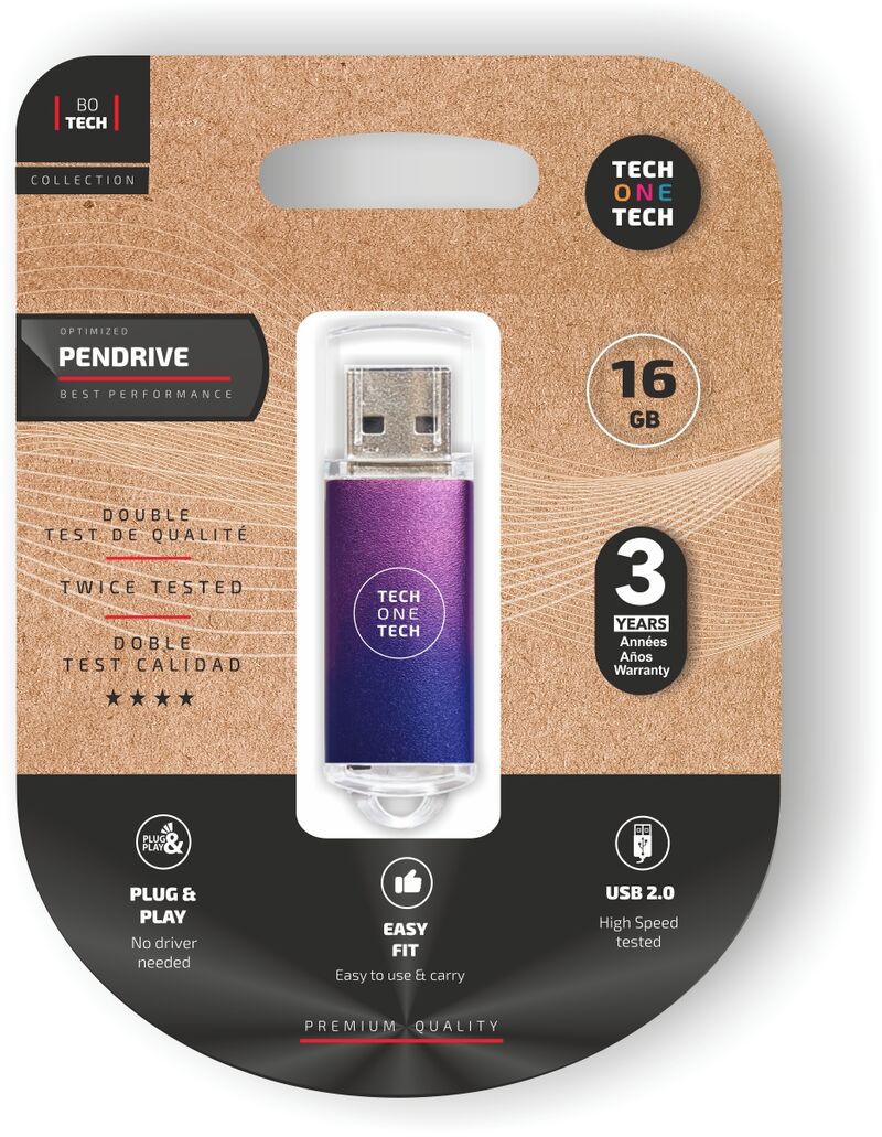 GRADIENT PURPLE FADE MEMORIA USB 16 GB PENDRIVE