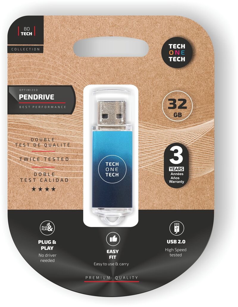 GRADIENT DEEP BLUE MEMORIA USB 32 GB PENDRIVE